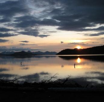 beautiful Aleknagik Lake in Alaska