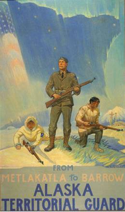 Rusty Heurlin world war II poster for alaska