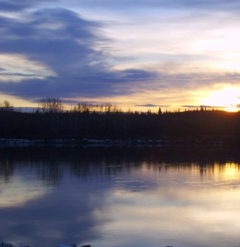 Kuskokwim river in Alaska