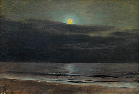 Lockwood De Forest moonlight painting