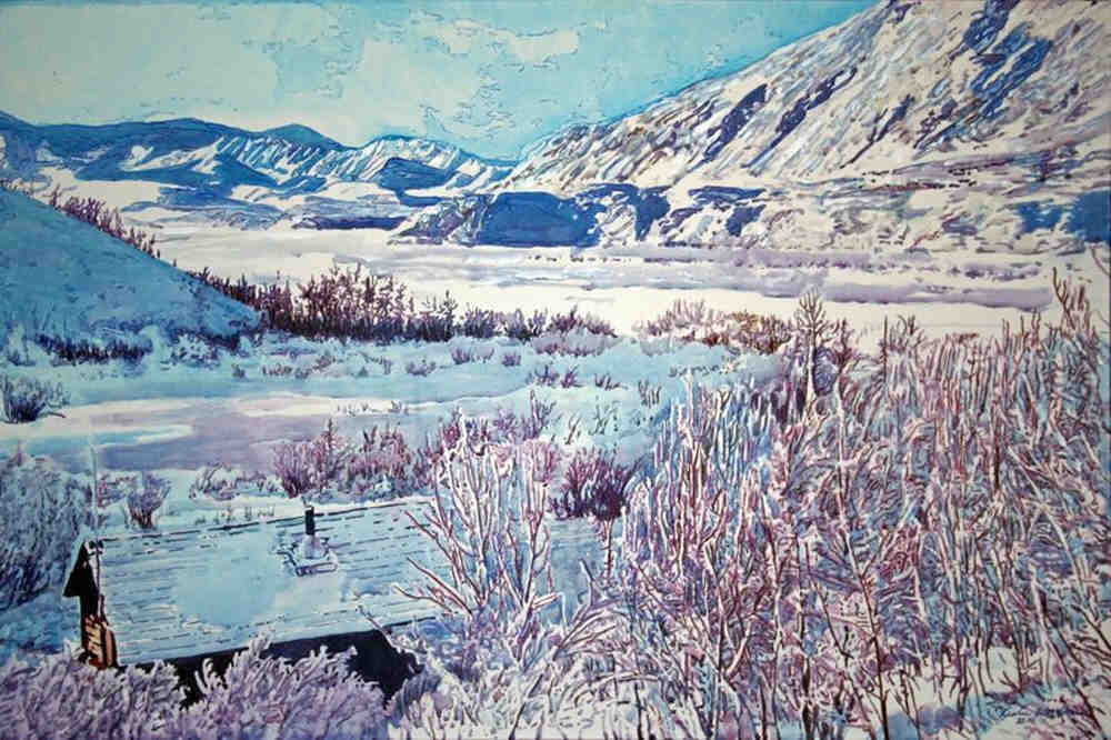 Kesler Woodward alaska painting