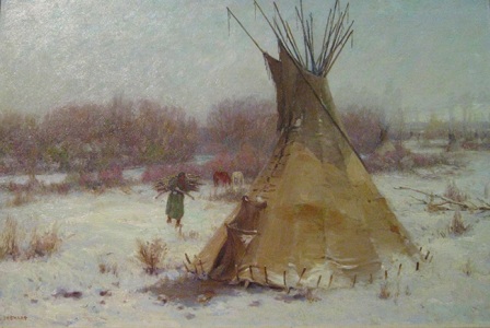 Joseph Sharp native american watercolor