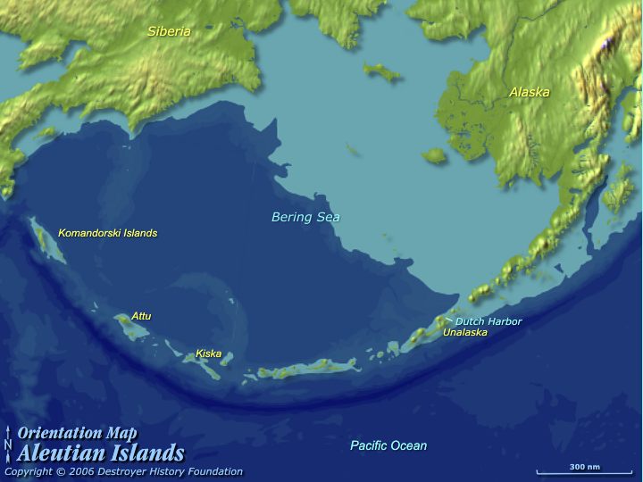 Aleutian Islands Map
