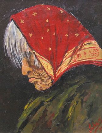 Jules Dahlager famous painting of Horse Creek Mary